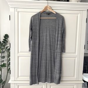 Size S Express brand striped long cardigan sweater.